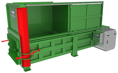 3D render of the Gradeall G140 Pre-Crush Compactor