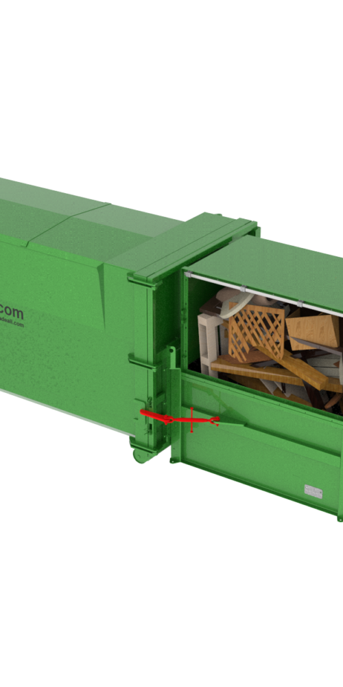 G140 Pre Crusher Compactor with Wood Waste