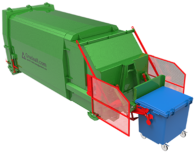Gradeall GPC S24 Portable Compactor with Bin Lift