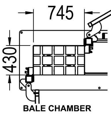 Textile baler machine | Gradeall GV20