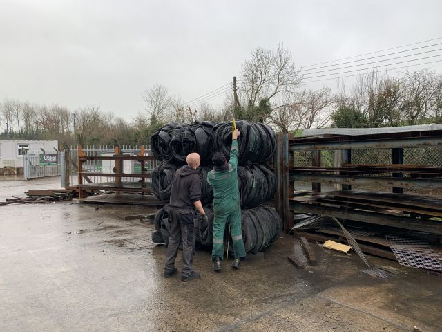 MK3, Gradeall MK3, Gradeall Mark Three, tyre baler, wide tyre baler, wide tyre bales, bale of tyres, pas108, tyre baling, tyre recyling, tire recycling, waste tyres, weibold, rubber and tyre, tyre building, building with tyre bales, tyre bales construction,