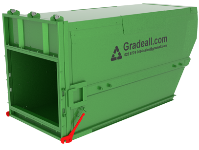 Gradeall C15 waste container 01 1