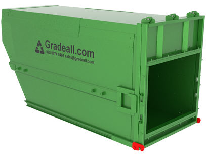 Gradeall C15 waste container 04