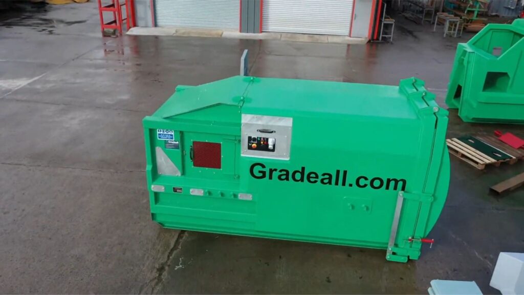 Static Compactors in Council Amenity Site