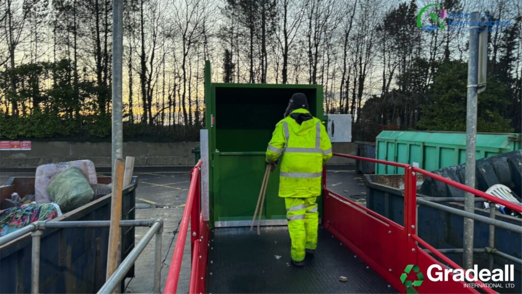 Static Compactors in Council Amenity Site