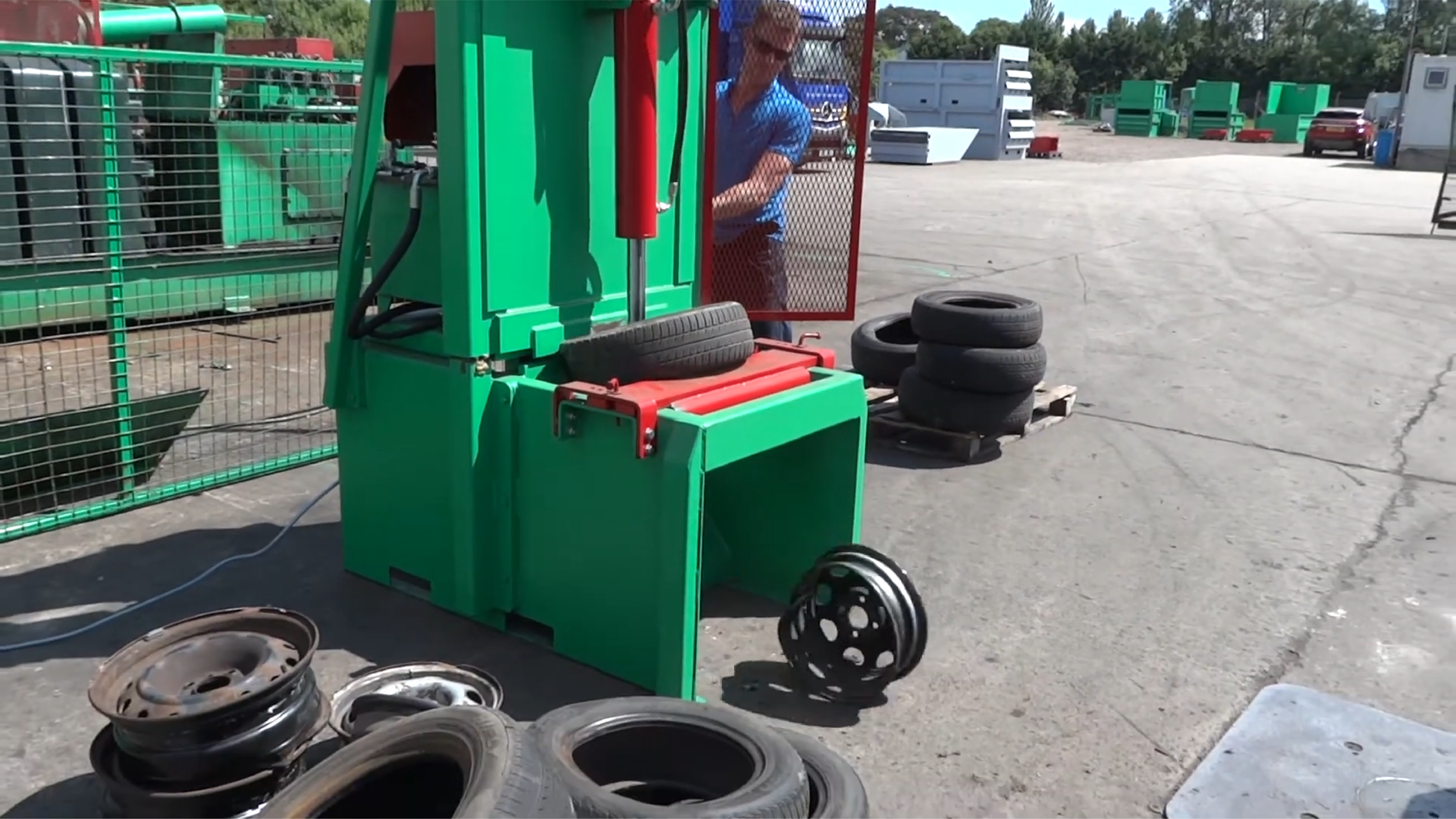 Static Compactors in Council Amenity Site