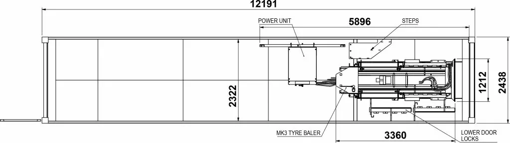 MK3 Tyre Baler Container Dimensions 01