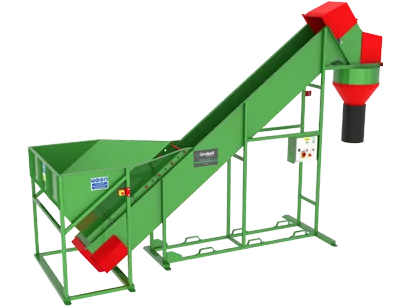 Gradeall Glass Crusher Conveyor