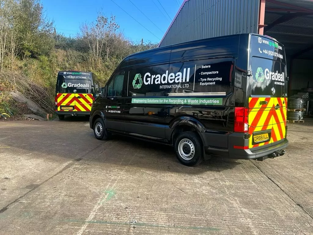 Gradeall service vans January 2024